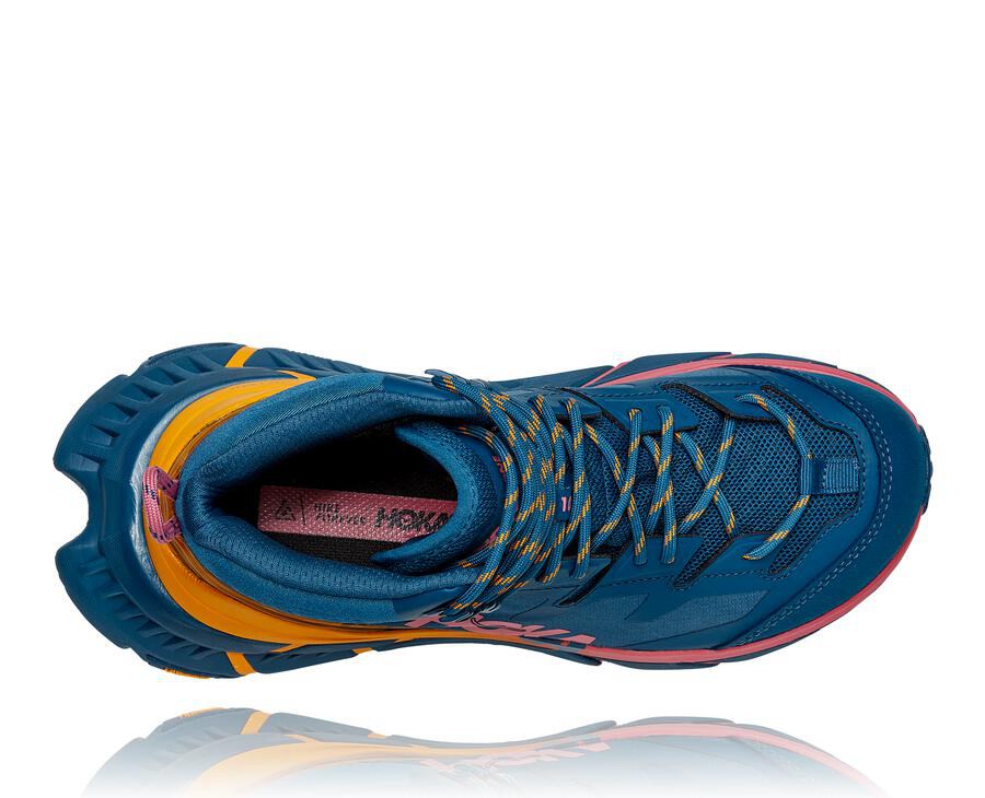 Hoka One One Yürüyüş Botları Kadın Mavi - Tennine Hike Gore-Tex - FX5376891